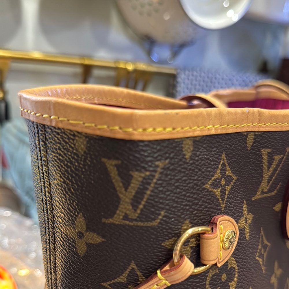 Louis Vuitton MM Neverfull Rose Ballerine Striped Lining Limited Edition - Picture 11 of 13